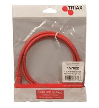 CAT6 Patch Leads Red 1.0m
